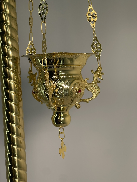 Hanging Vigil Lamp, Greece (1238)