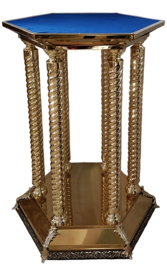 Stand for Reliquary or for Liturgical Dish 64×55.5 cm (height 90.5 cm)