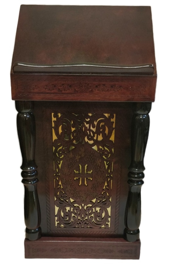 Central Lectern, 60.5×45 cm (Height 119.5–93 cm)