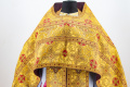 Priest Vestments, Turkish Brocade "Iveron Cross" with Sewn Galloon