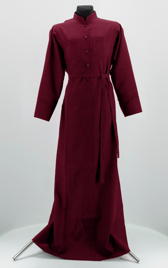 Podryasnik (cassock), with embroidery, koshibo fabric