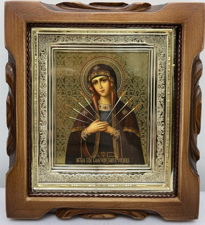 Icons of the Mother of God "Softening of Evil Hearts" 19×17 cm