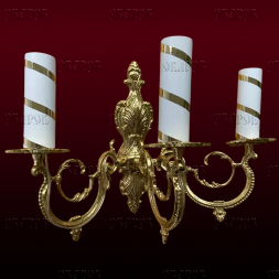 Small Wall Sconce for 3 Candles (No. 16)