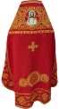 Priest Vestment Embroidered on Gabardine, Embroidery "Circle" with Embroidered Galloon