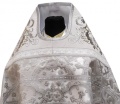 Priest Vestments Combined from Brocade "Florivsky Cross" with Embroidered Epitrachelion, Embroidery "New Embroidery"