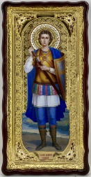 Icon of Saint Great Martyr Demetrius of Thessaloniki 121×61