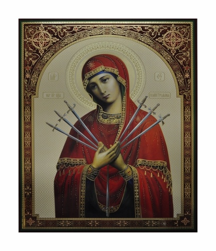 Icon of the Mother of God "Seven Arrows" 30×40
