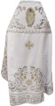 Priest Vestments, Gabardine Embroidered, "Rose" Embroidery with Embroidered Galloon