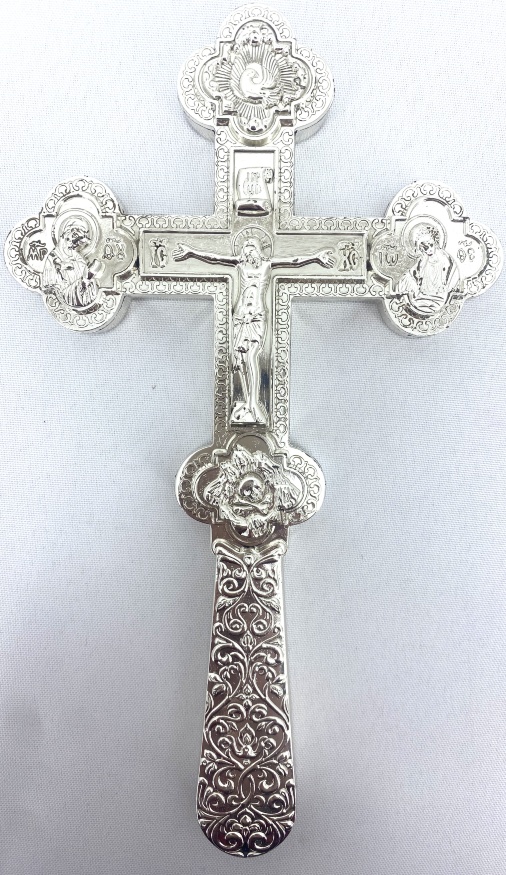 Altar Cross, brass, No. 4, 21.5×12.5 cm