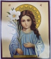 Icon of the Mother of God "Three-Year-Old" 24x20cm