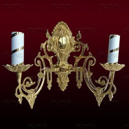 Medium Wall Sconce for 2 Candles (No. 27)