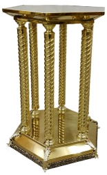 Stand for a reliquary or for a pouring dish 64×55.5 cm (height 90.5 cm)