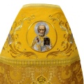 Priest Vestment Combined from Brocade "Royal Cross" with Embroidered Epitrachelion, Embroidery "New Pattern"