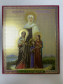 Icon of Saints Faith, Hope, Love and Their Mother Sophia (S. F.)