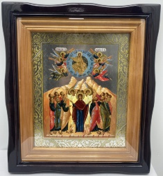 Kiot with interchangeable icons of the Twelve Great Feasts 54×47 cm
