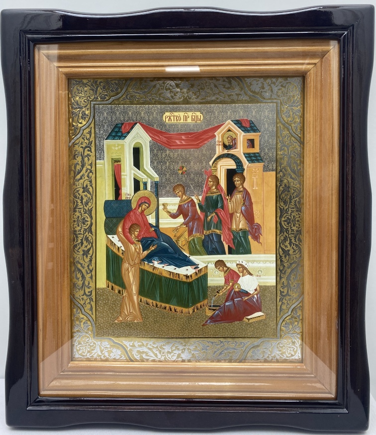 Kiot with interchangeable icons of the Twelve Great Feasts 54×47 cm