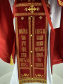 Combined Vestments for Priest Embroidered on Velvet with Embroidered Icons