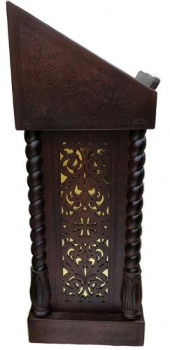 Side Analogion, 43x43 cm, (Height 117-93 cm)