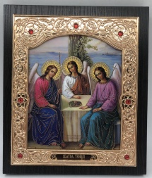 Icon of the Old Testament Trinity 15x18