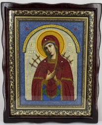 Icon of the Mother of God "Seven Arrows" 53x42.5