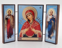 Triptych of the Mother of God "Seven Arrows"