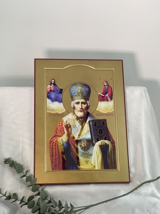 Icon of Saint Nicholas the Wonderworker 42.5×31.5cm