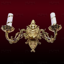 Large wall sconce for 2 candles (No. 25)