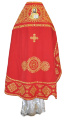 Priest Vestments Embroidered on Gabardine, Embroidery "Circle" with Sewn Braid