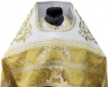 Priest Vestment Combined Brocade "Paschal Cross" with Embroidered Epitrachelion, Embroidery "Rose"