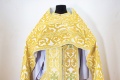 Priest Vestment Made of Greek Brocade with Sewn-on Galloon