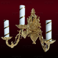 Wide wall sconce for 3 candles (No. 24)