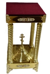 Stand for Reliquary or for Pouring Plate 42×42 cm (height 86 cm)
