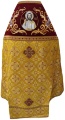 Priest Vestments Combined from Brocade "Florovsky Cross" with Embroidered Epitrachelion, Embroidery "New Embroidery"