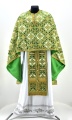 Priest Vestments, Greek Style, Brocade Fabric, with Sewn Turkish Galloon