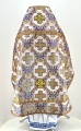 Priest Vestments, Brocade with Sewn Galloon