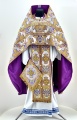 Priest Vestments, Brocade with Sewn Galloon