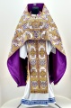 Priest Vestments, Brocade with Sewn Galloon