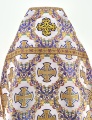 Priest Vestments, Brocade with Sewn Galloon