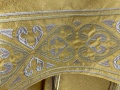 Priest Vestment Greek Style, Brocade Fabric, with Embroidered Galloon, Embroidery "Hearts"