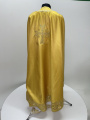 Priest Vestment Greek Style, Brocade Fabric, with Embroidered Galloon, Embroidery "Hearts"