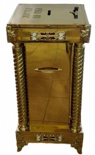 Offering Table for Church 41×41cm with Casting (Height 86.5cm)