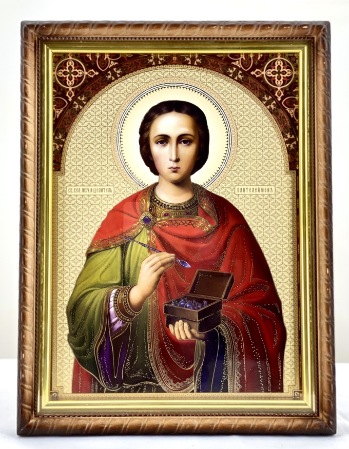 Icon of Saint Great Martyr Panteleimon 32×42