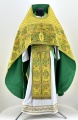 Priest Vestment, Combined, Made of Brocade, with Embroidered Epitrachelion, Embroidery "Mesh"