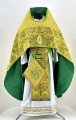 Priest Vestment, Combined, Made of Brocade, with Embroidered Epitrachelion, Embroidery "Mesh"