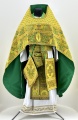 Priest Vestment, Combined, Made of Brocade, with Embroidered Epitrachelion, Embroidery "Mesh"