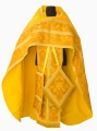 Priest Vestment Combined Brocade "Kyiv Cross" with Embroidered Epitrachelion, Embroidery "Kolo"