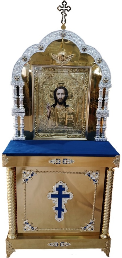 Kiot with the Icon of the Savior on 2 Columns