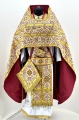 Priest Vestments, made of Turkish brocade with sewn-on galloon