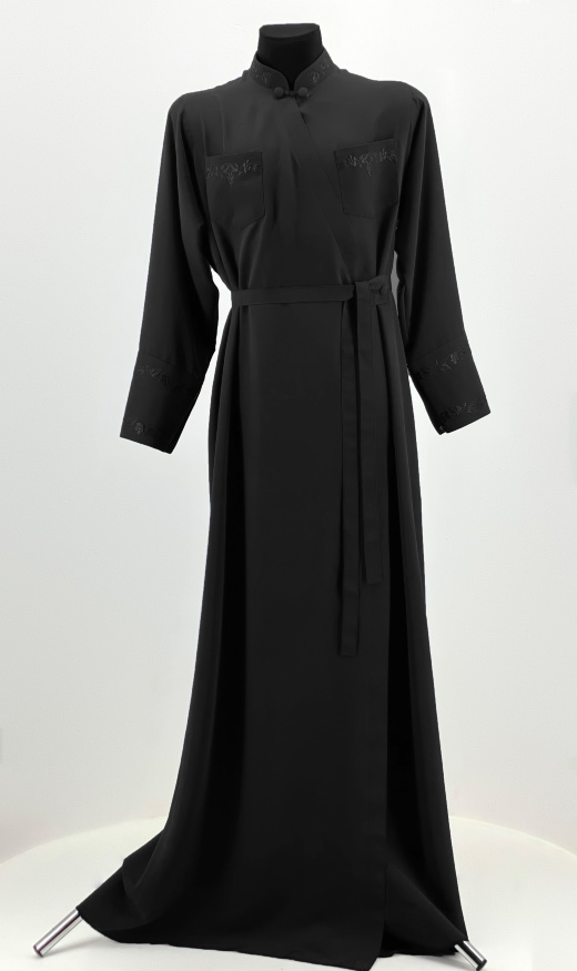 Cassock with Overlapping Closure, with Embroidery, Fabric 8062