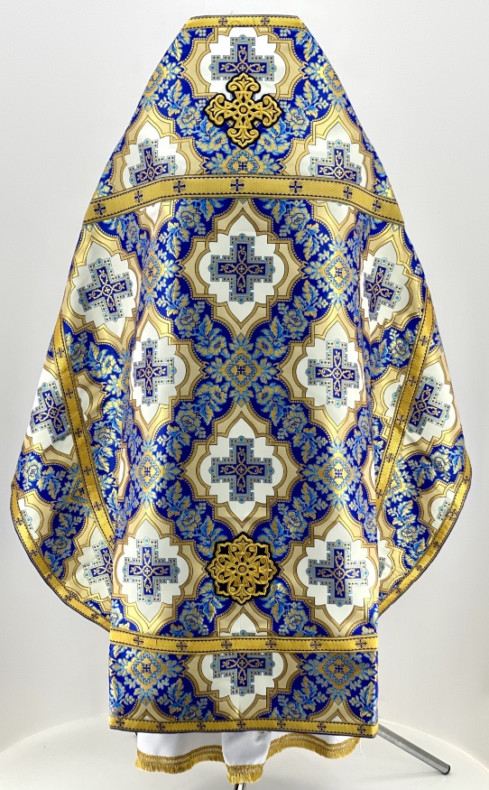 Priest Vestments, Transfiguration Cross with Sewn Braid